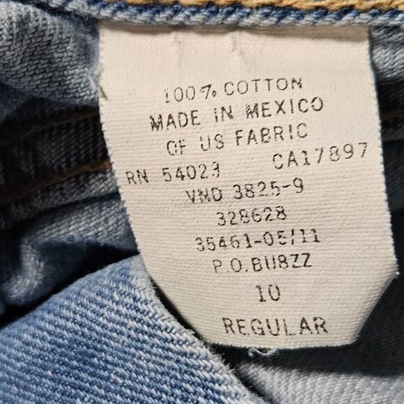 Gap Straight Boot Cut Jeans Womens Size 10 Low Rise Light Wash Denim Pants - Picture 6 of 6